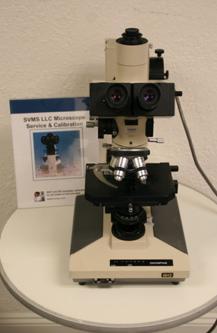 Olympus BH-2 trinocular microscope from SVMS MS plan Neo S